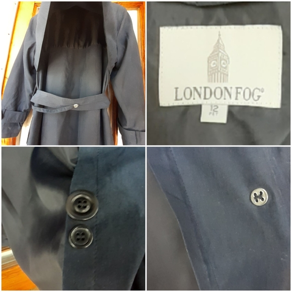 London Fog Navy Jacket - Picture 5 of 13